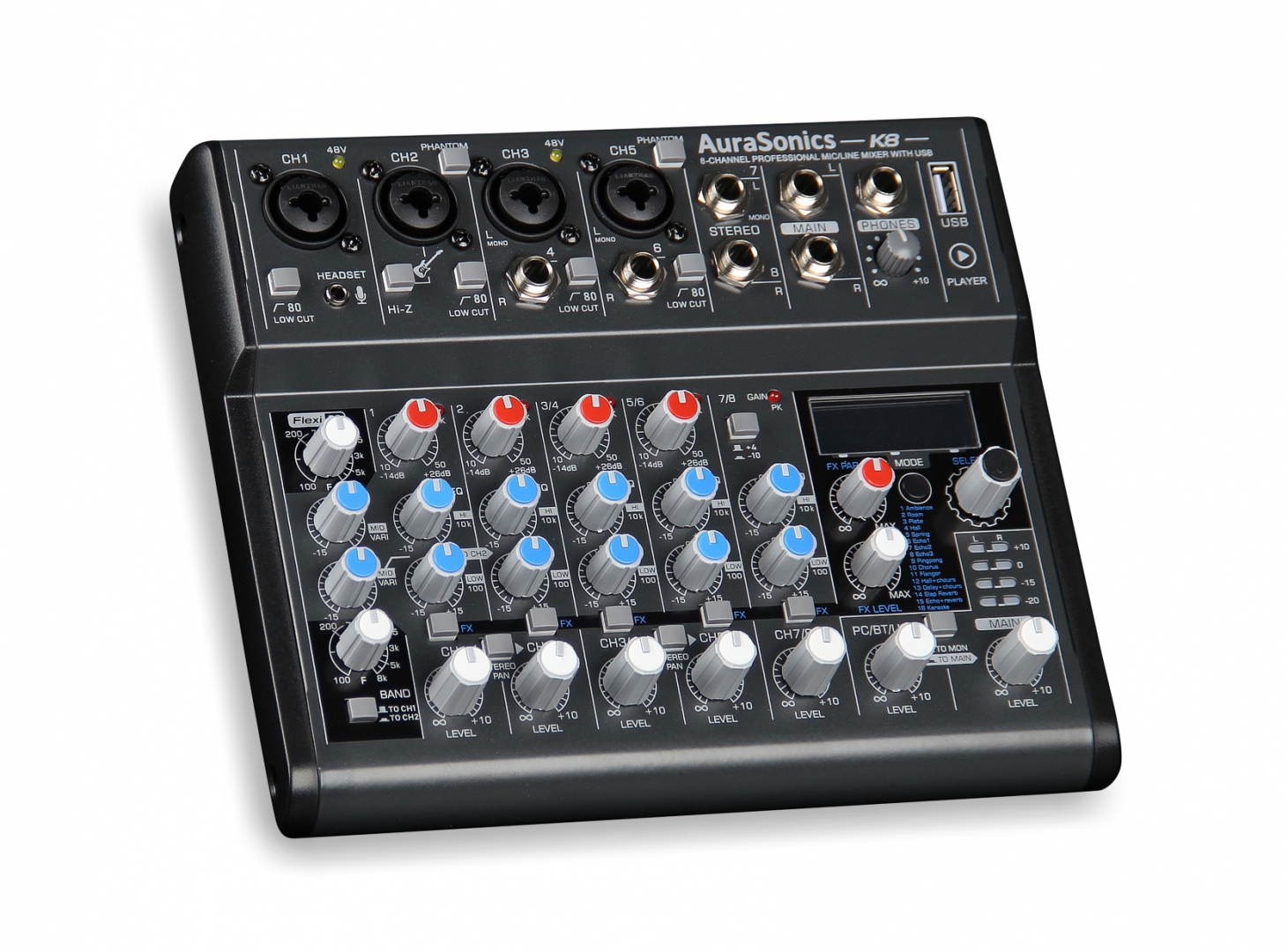 AuraSonics K8 компактный микшерный пульт в Феодосии