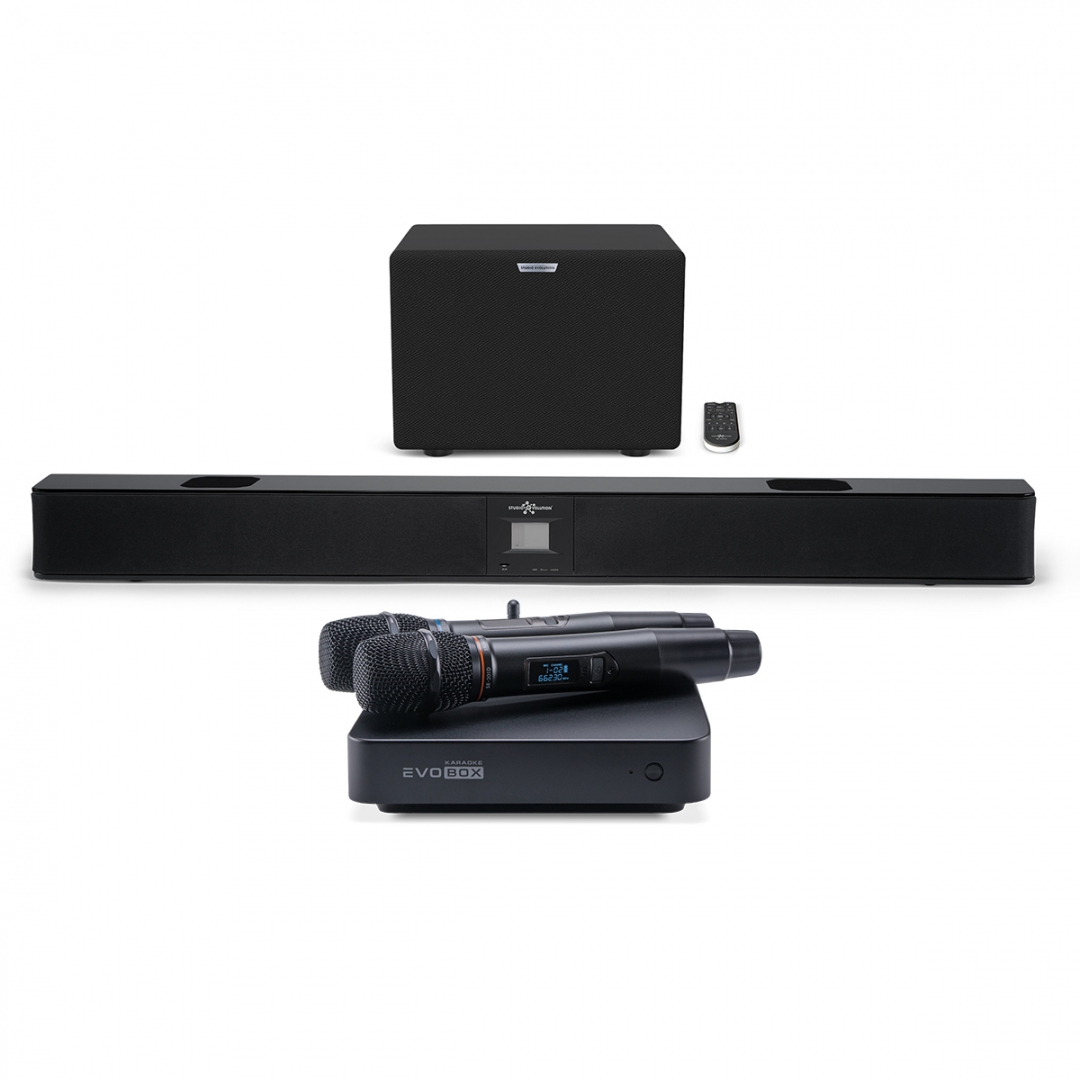 караоке-комплект EVOBOX Plus + EvoSound Bar (саундбар с караоке) в Феодосии