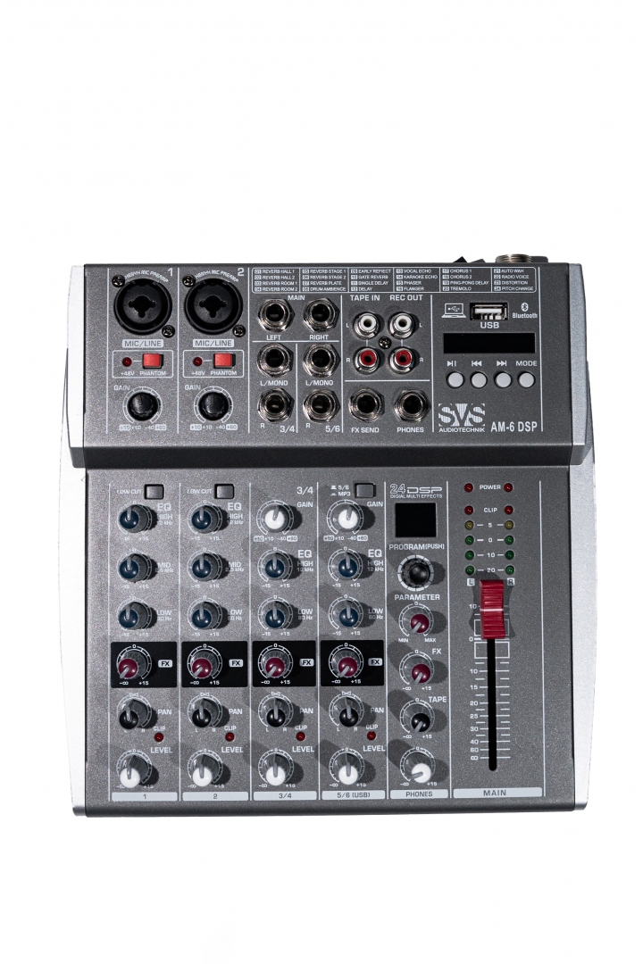 SVS Audiotechnik mixers AM-6 DSP Микшерный пульт аналоговый, 6-канальный SVS Audiotechnik mixers в Феодосии